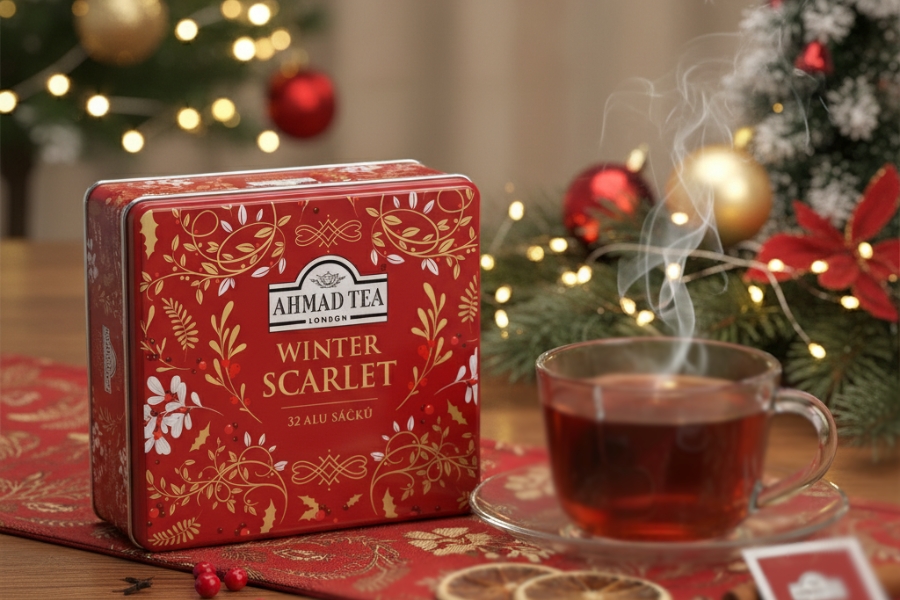 Zimný čaj Winter Scarlet s červenými plodmi
