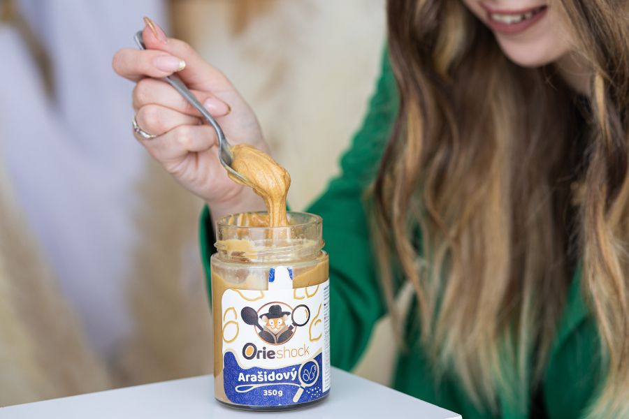 Prírodné arašidové maslo - zloženie