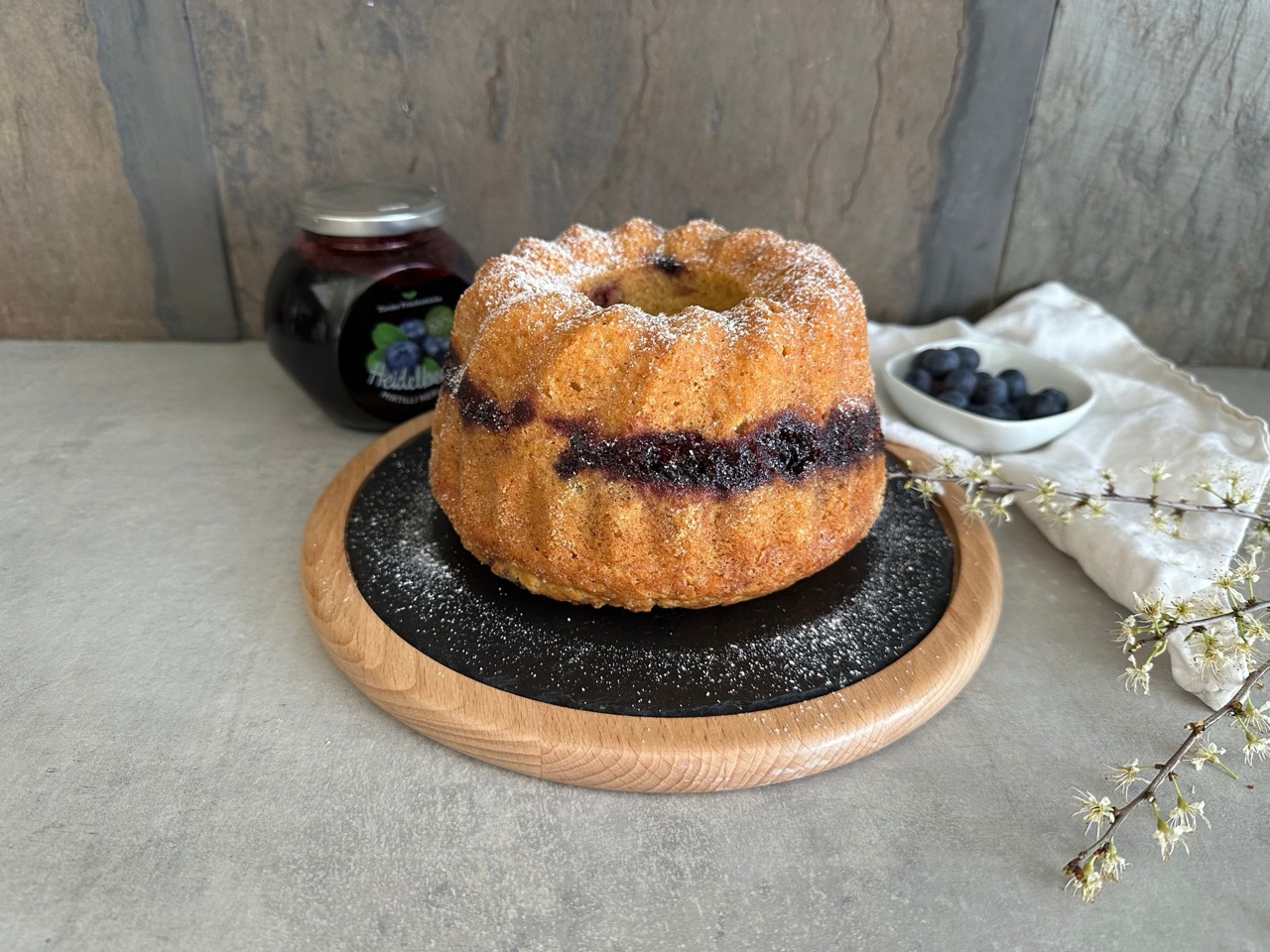 čučoriedková bábovka - galéria