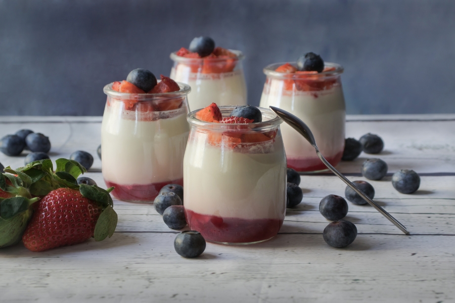 Jahodový džem na chlebe