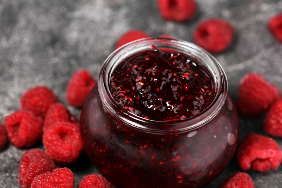 60% malinový obsah - zloženie