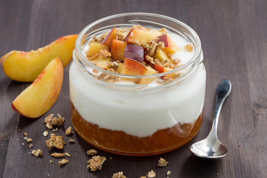 Marhuľový džem v jogurte