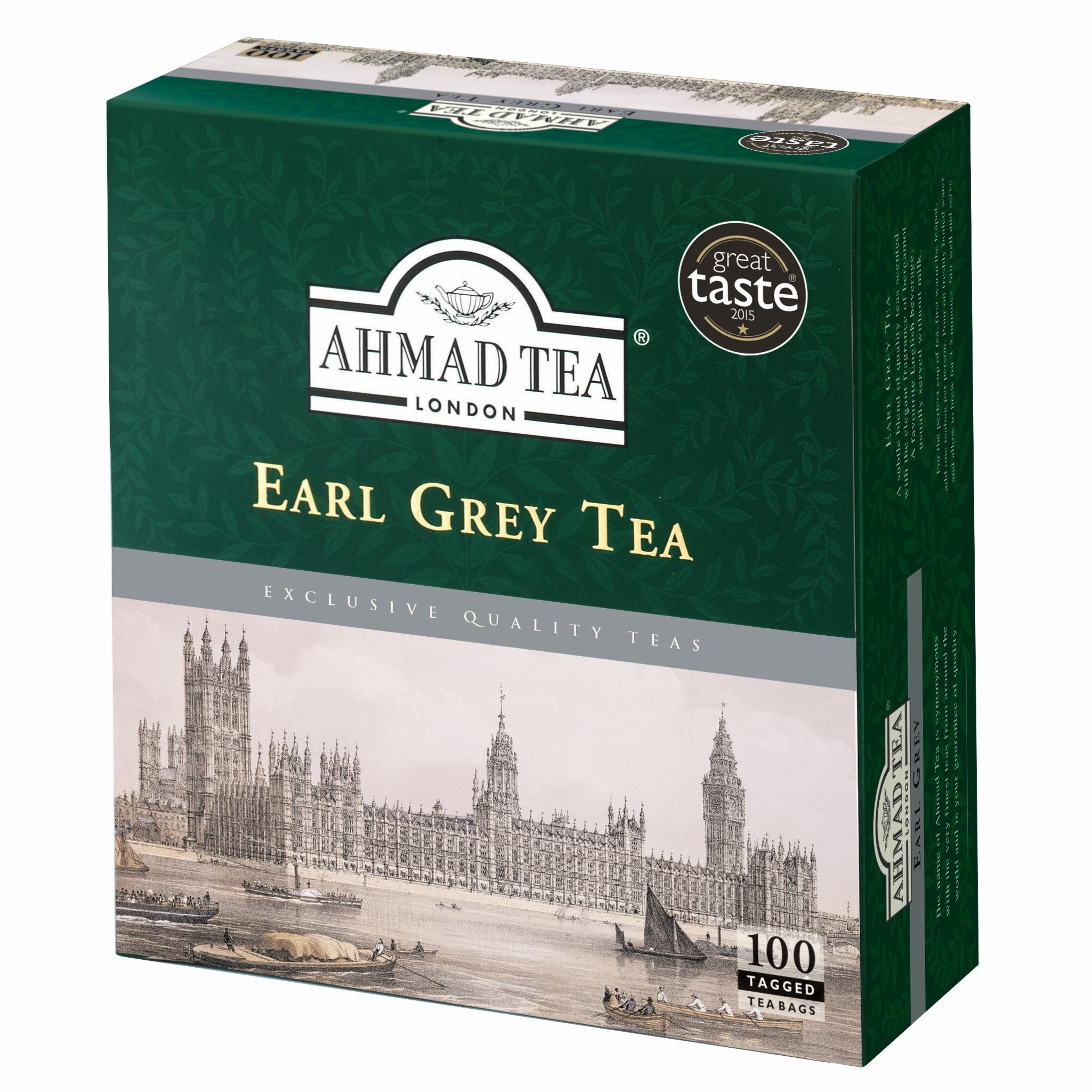 Ahmad Tea Earl Grey Tea 100x2g ALU, čierny čaj