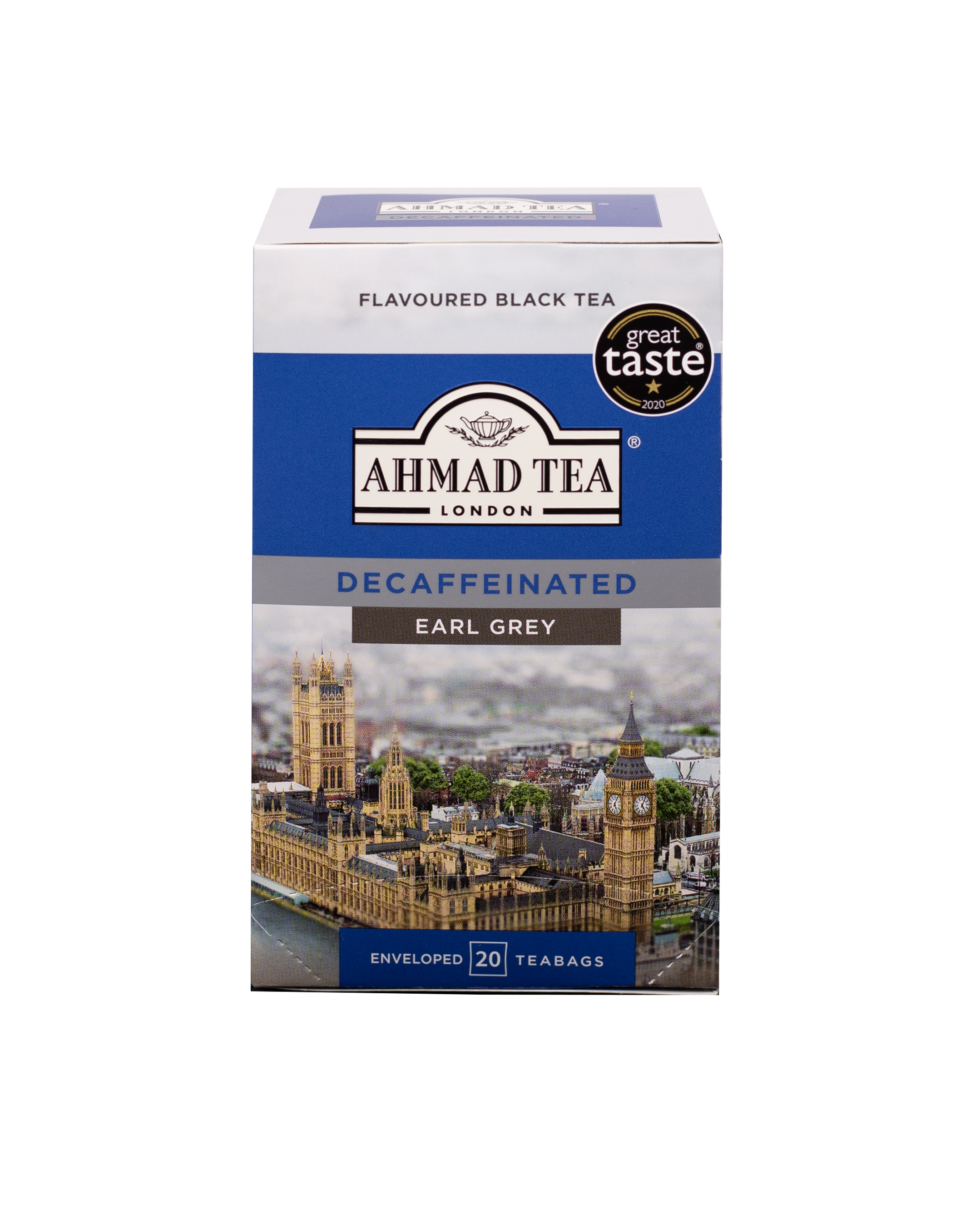 Ahmad Tea Bezkofeínový Earl Grey čierny čaj alu 20x2 g
