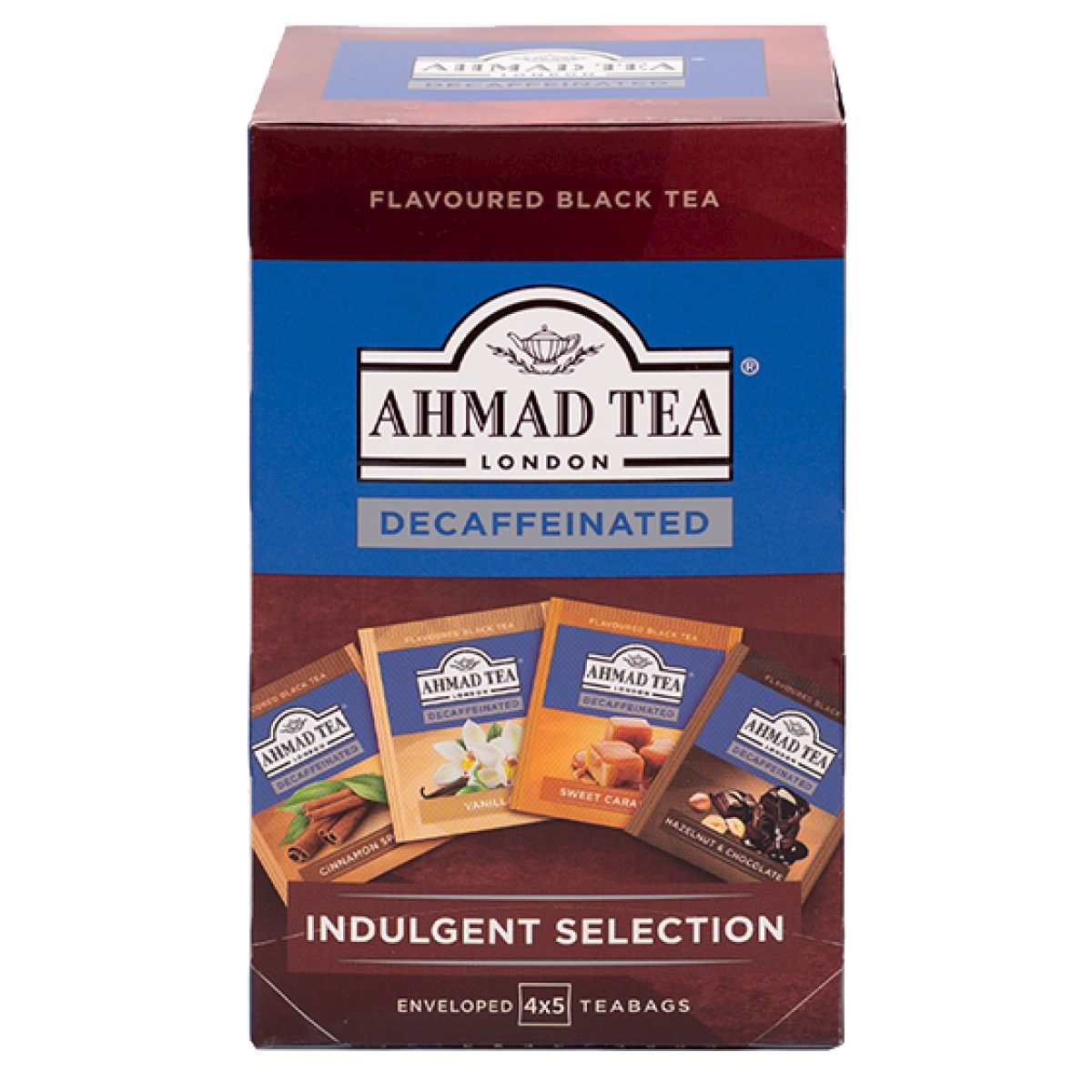 Ahmad Tea Výber bezkofeínových ochutených čiernych čajov alu 20x2 g