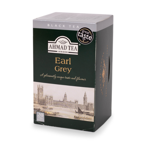Ahmad Tea Earl Grey alu 20x2 g, čierny čaj