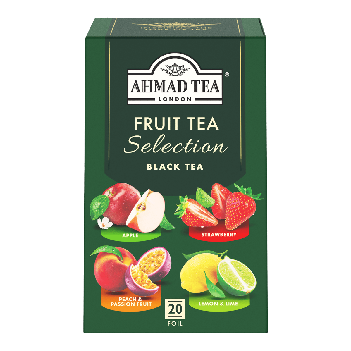 Ahmad Tea Fruit Tea Selection výber čiernych ochutených alu 20x2 g