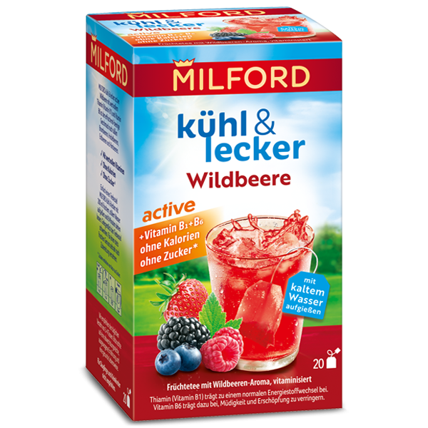 MILFORD ľadový čaj lesné plody 20x2,5 g