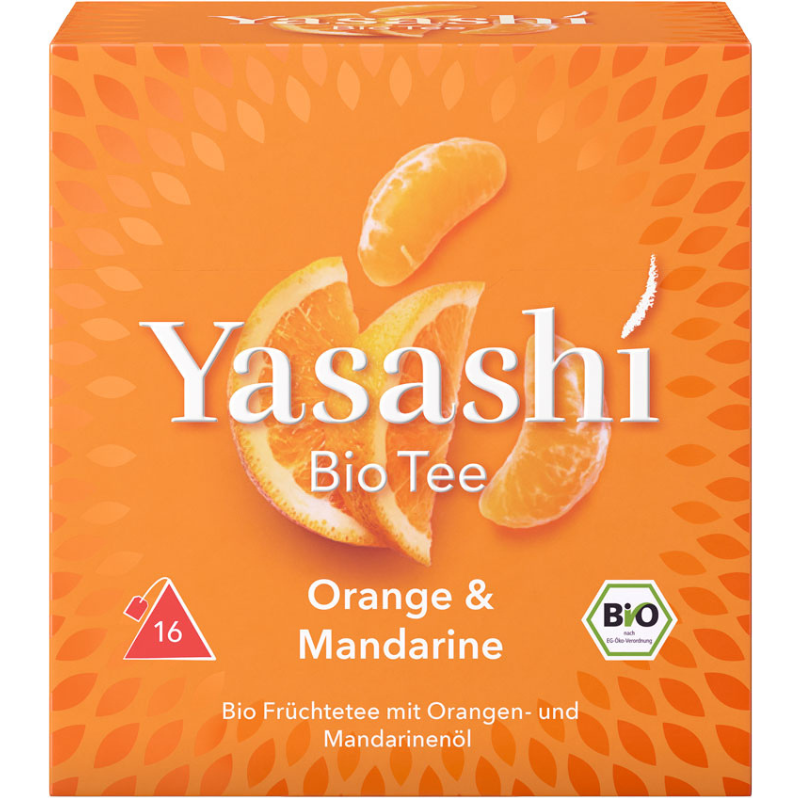 Yasashi Bio Mandarinka & Pomaranč 16x2,50g