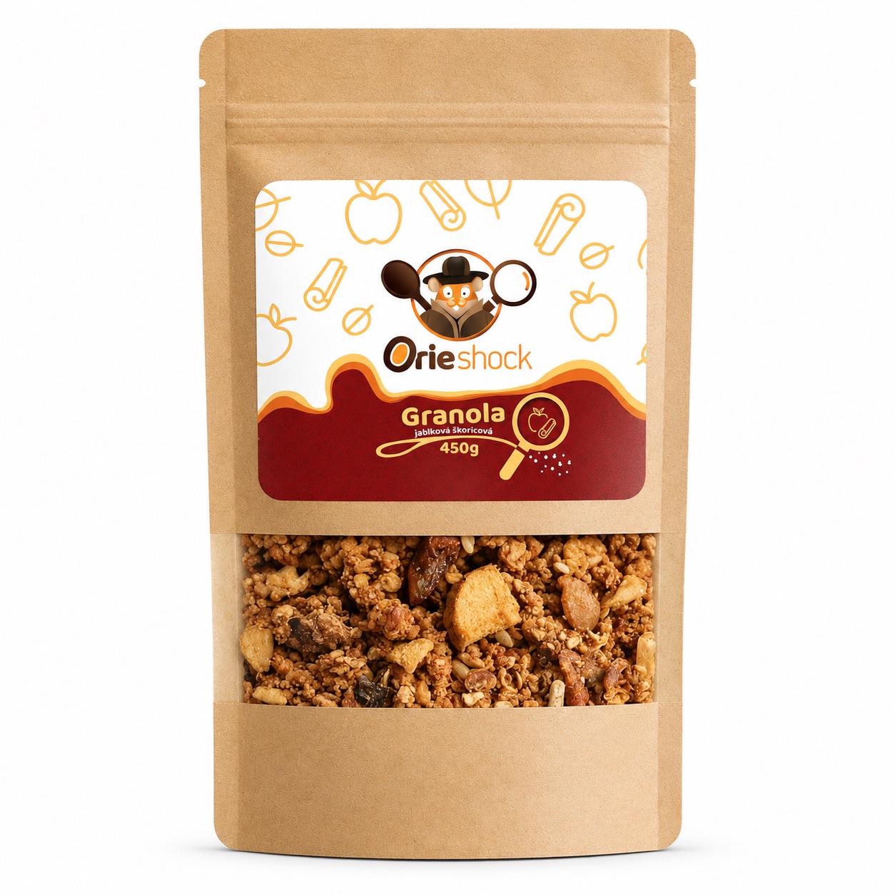 Orieshock Granola jablko & škorica