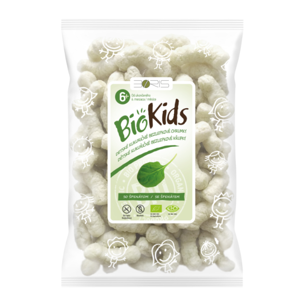 BioKIDS detské chrumky so špenátom 55g